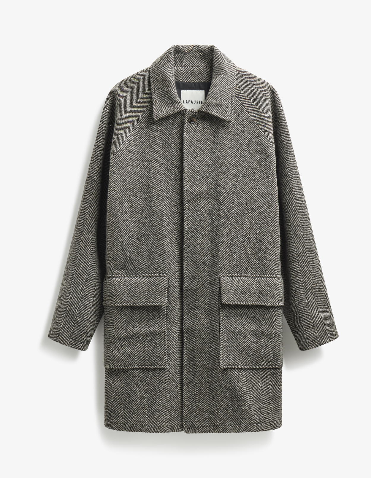 OSCAR Coat - Anthracite/Ecru