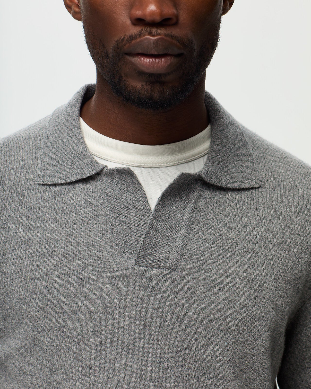 GABINO Polo - Mouse Grey
