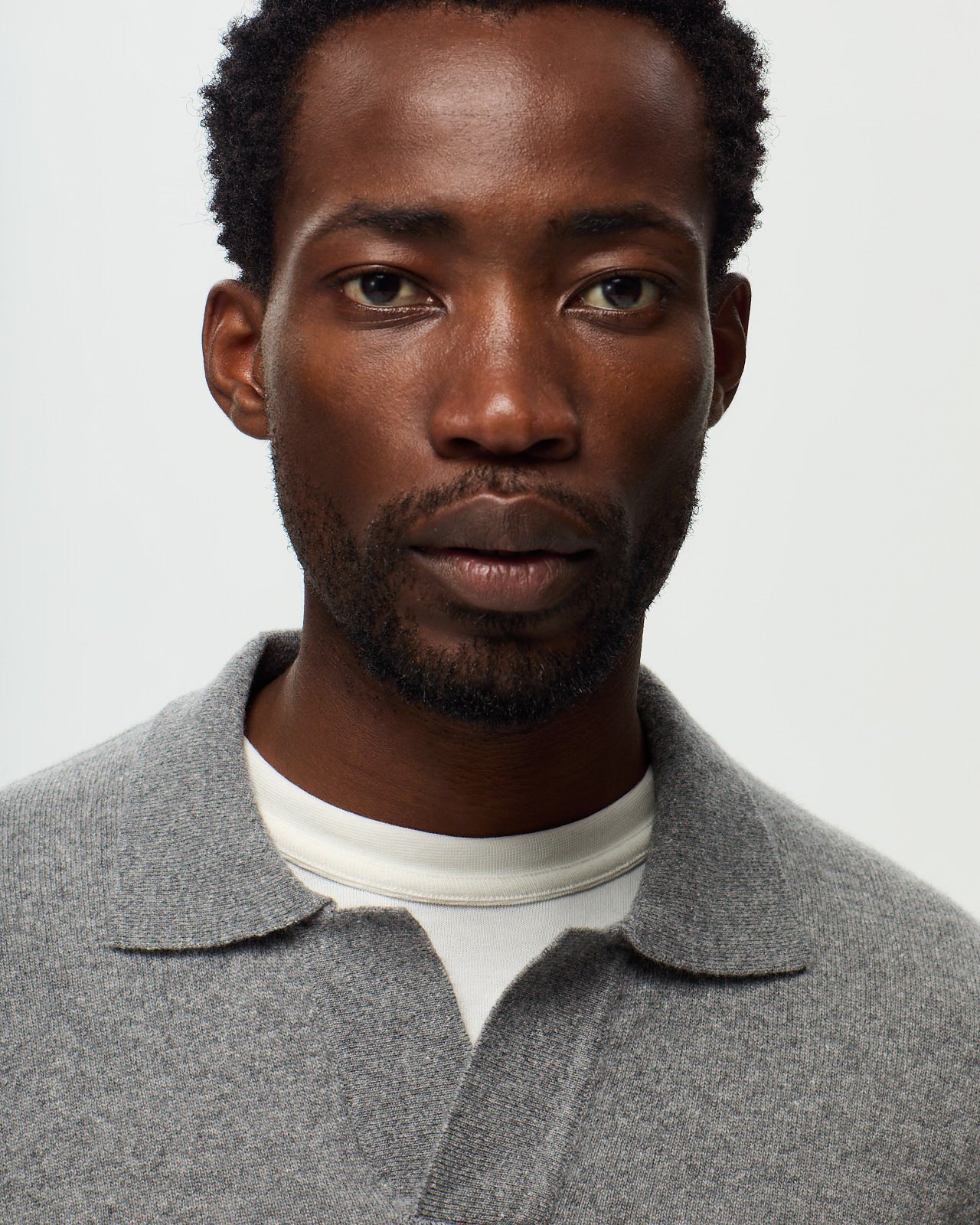 GABINO Polo - Mouse Grey