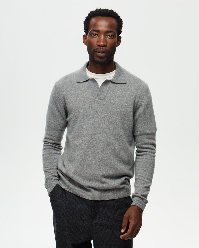 GABINO Polo - Mouse Grey