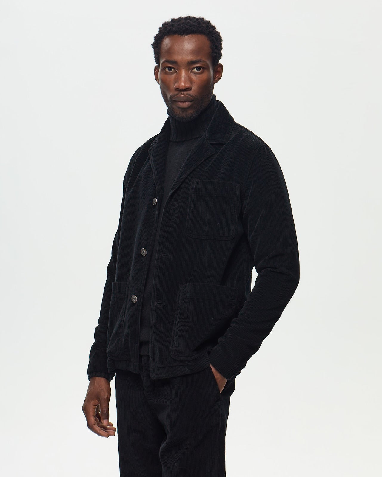 GEHRY Architect Corduroy Jacket – Kohl Black