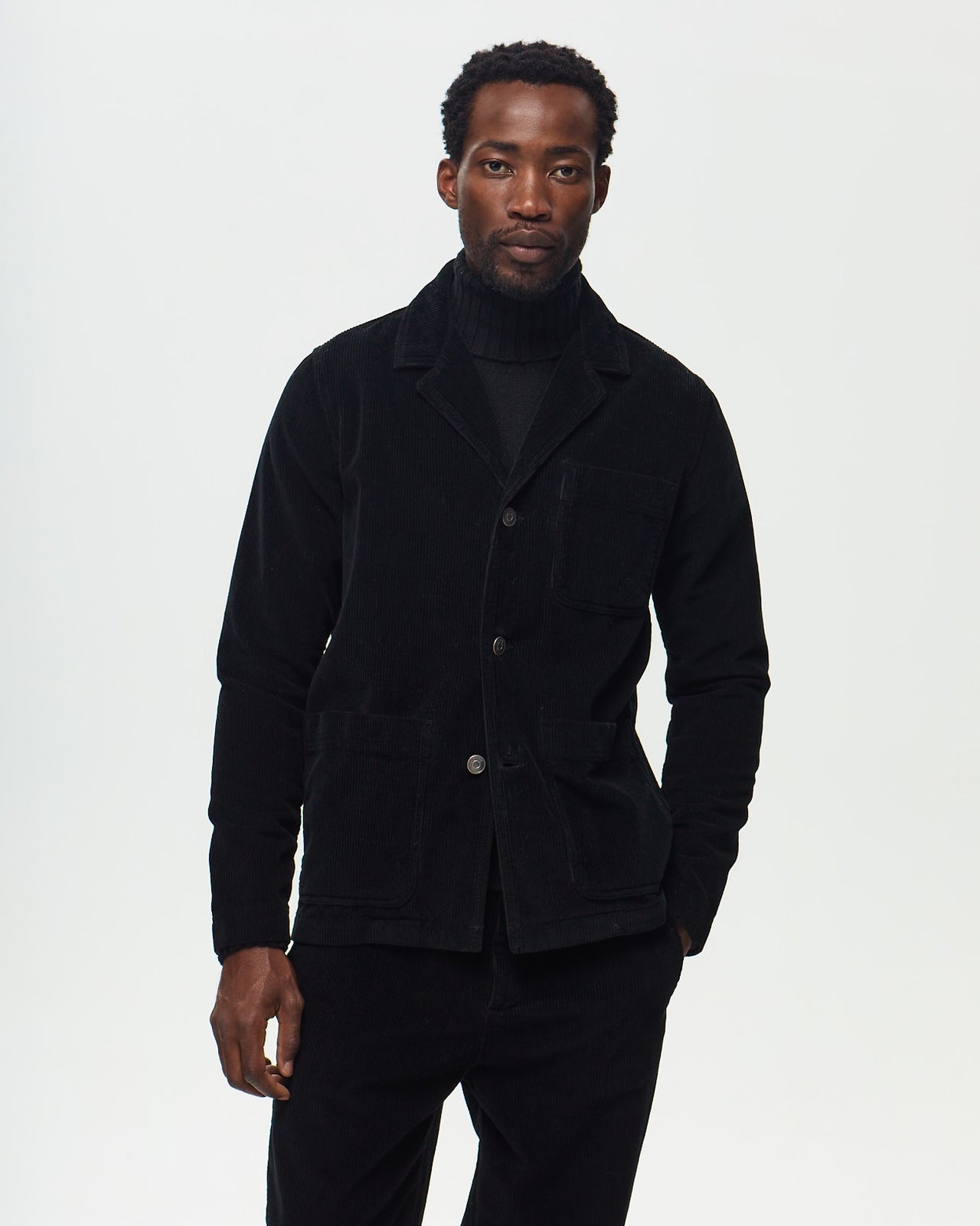 GEHRY Architect Corduroy Jacket – Kohl Black