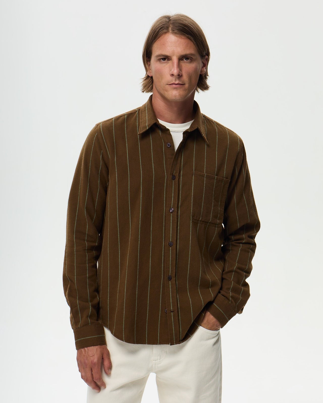 GERMAIN Shirt – Bronze Brown