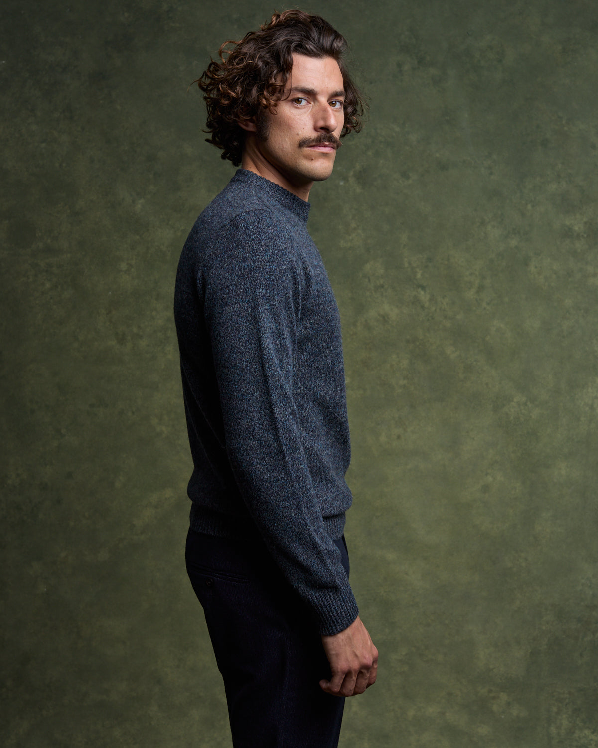 GILDO Knitwear - Bleu Denim