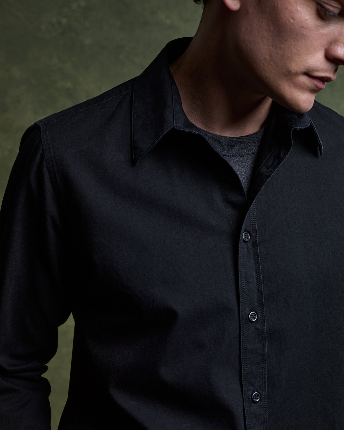 GINA Shirt - Noir Onyx