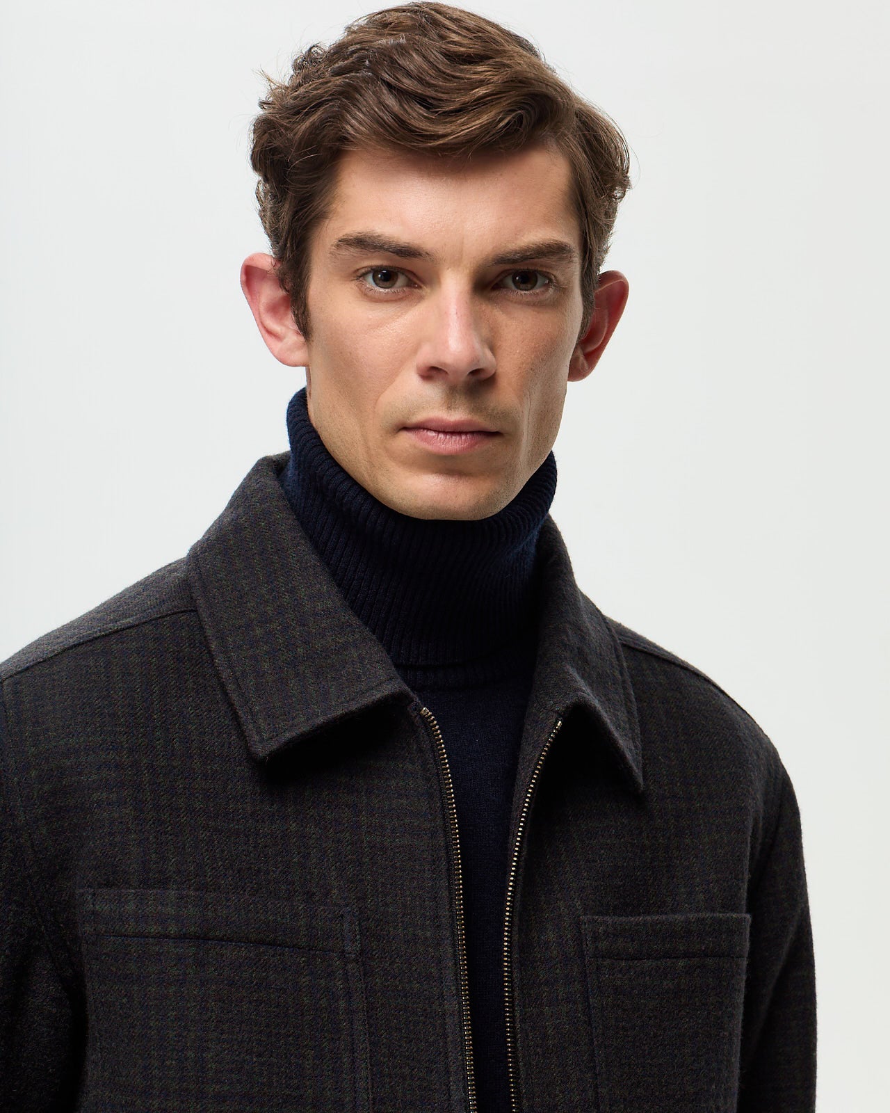 RIVOLI CHECKED Jacket - Khaki/Ink