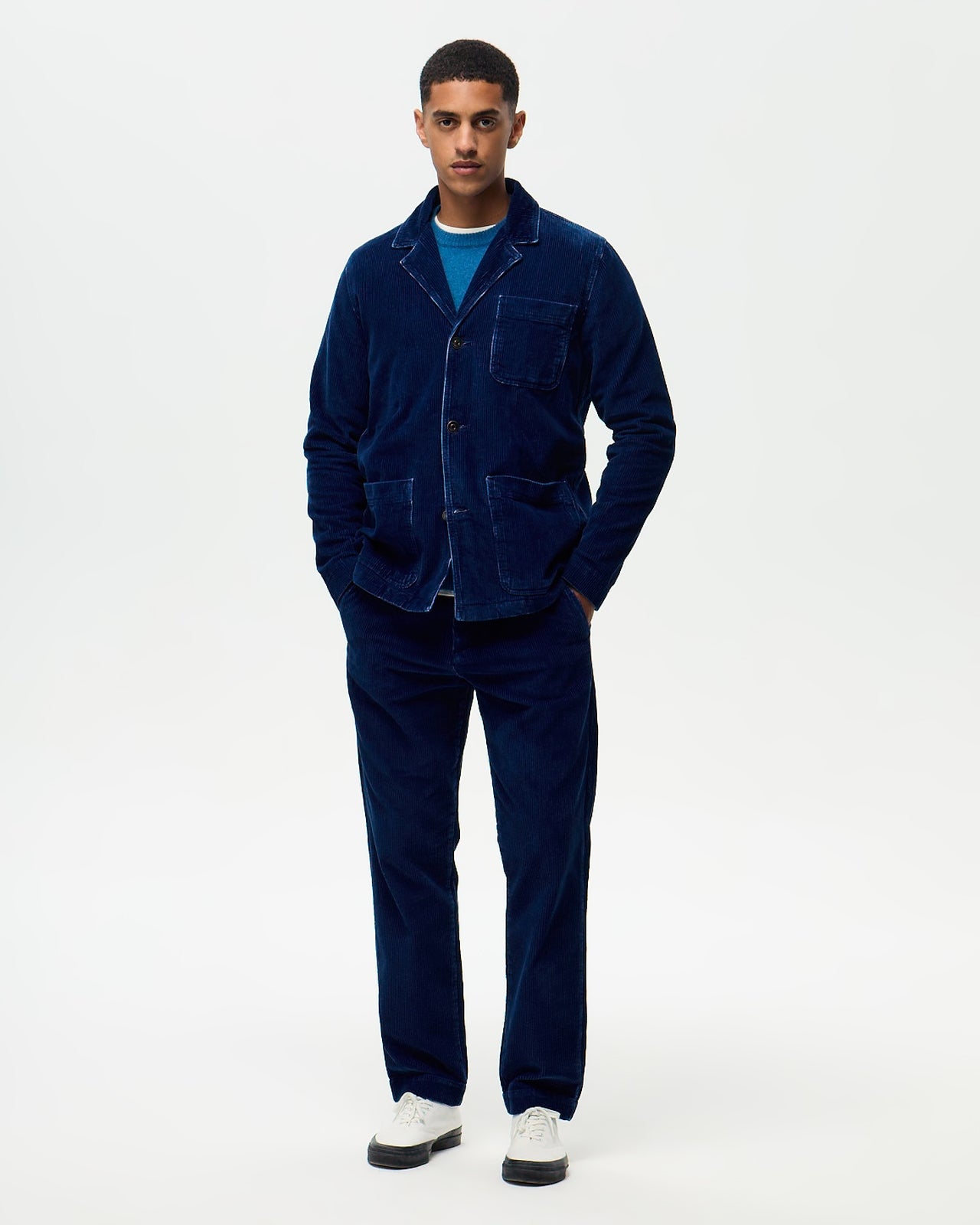 GEHRY Architect Corduroy Jacket – Medium Indigo