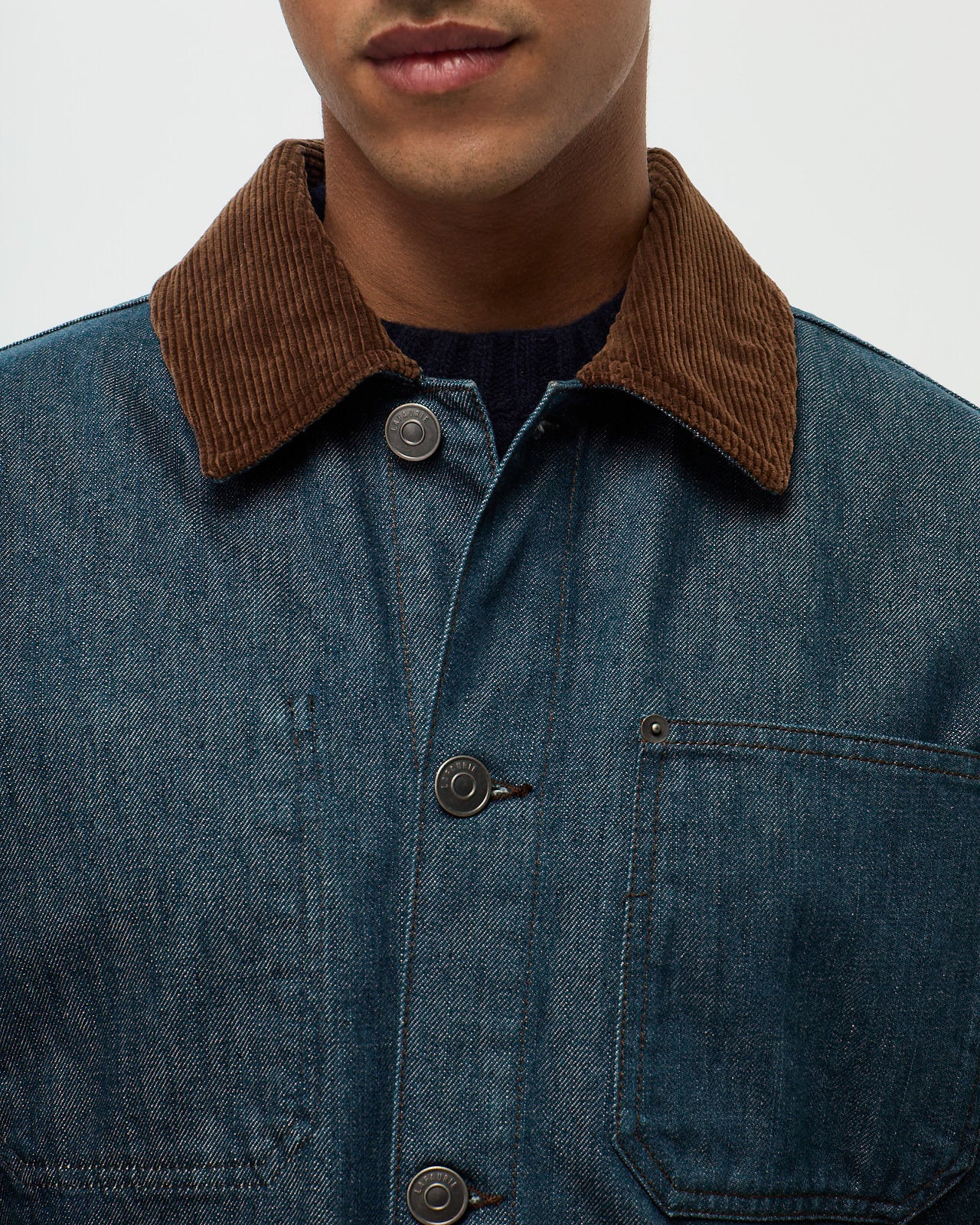 FOUJITA Painter's Jacket – Denim Green