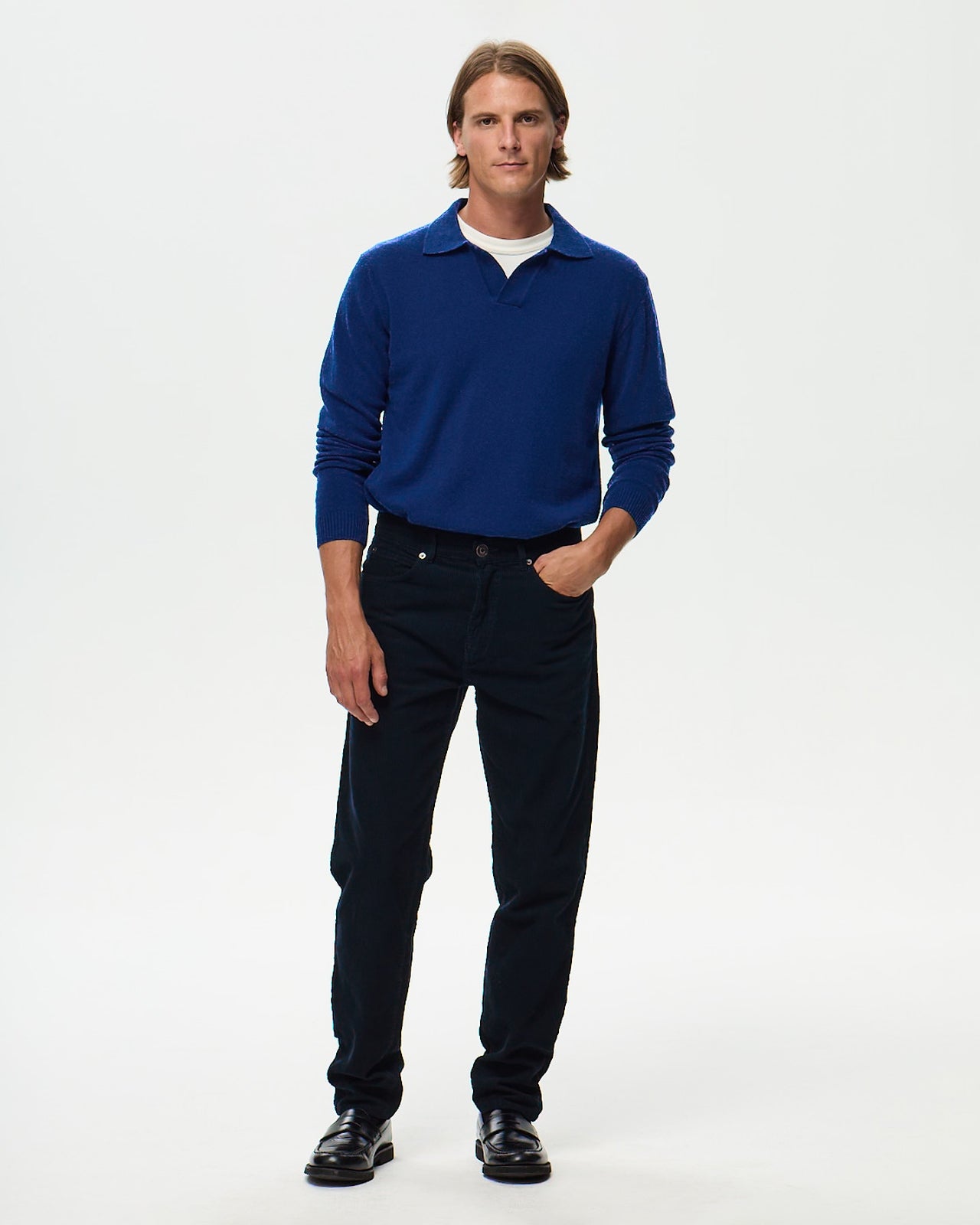 DEAN Corduroy Pants – Navy