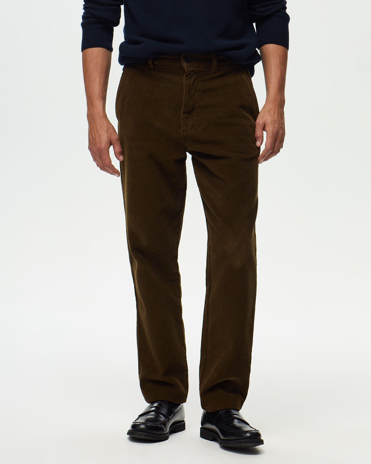 EMERSON Corduroy Chino – Bronze Brown