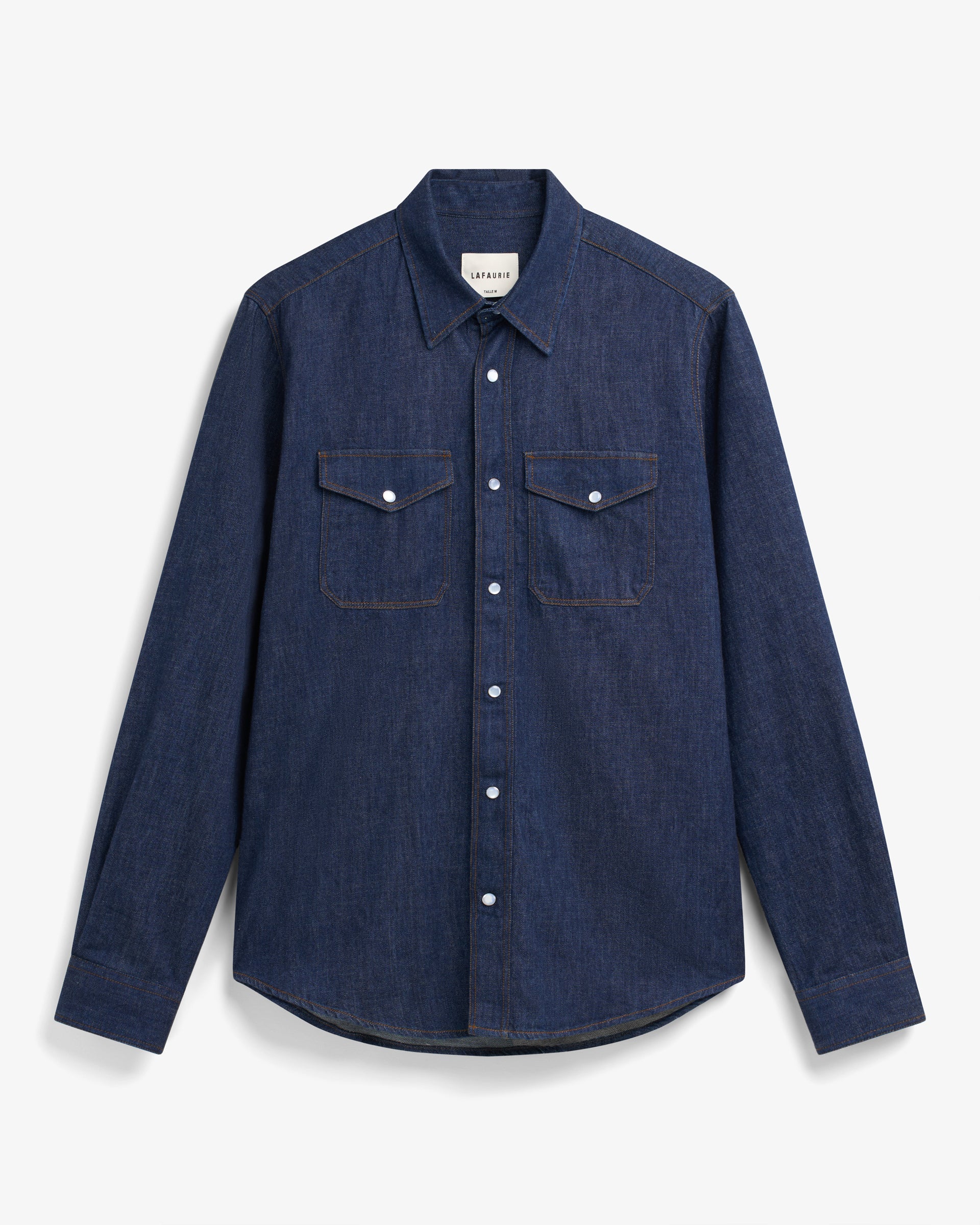 HARRIS Shirt - Rinsed Denim