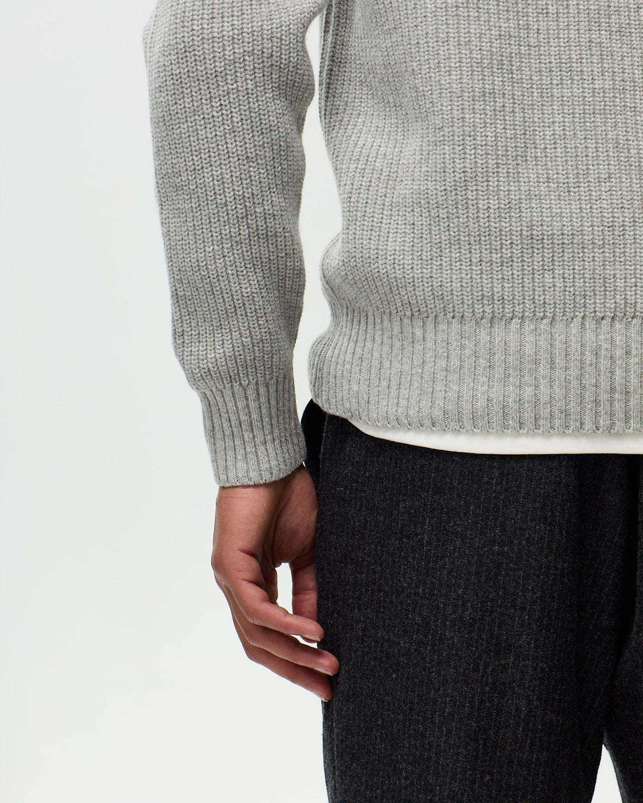 LECCE Sweater - Light Grey