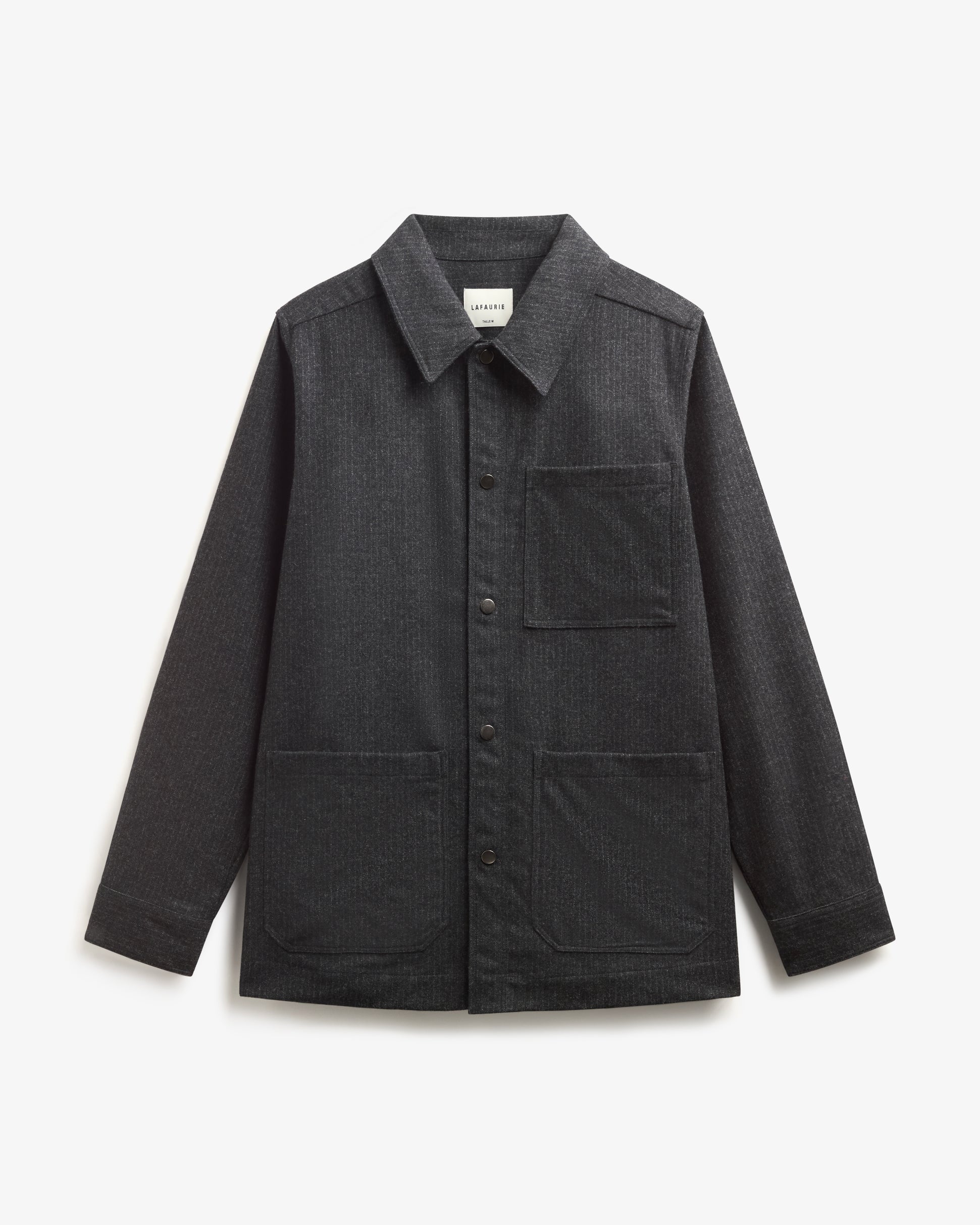 LEONARD Striped Jacket – Navy