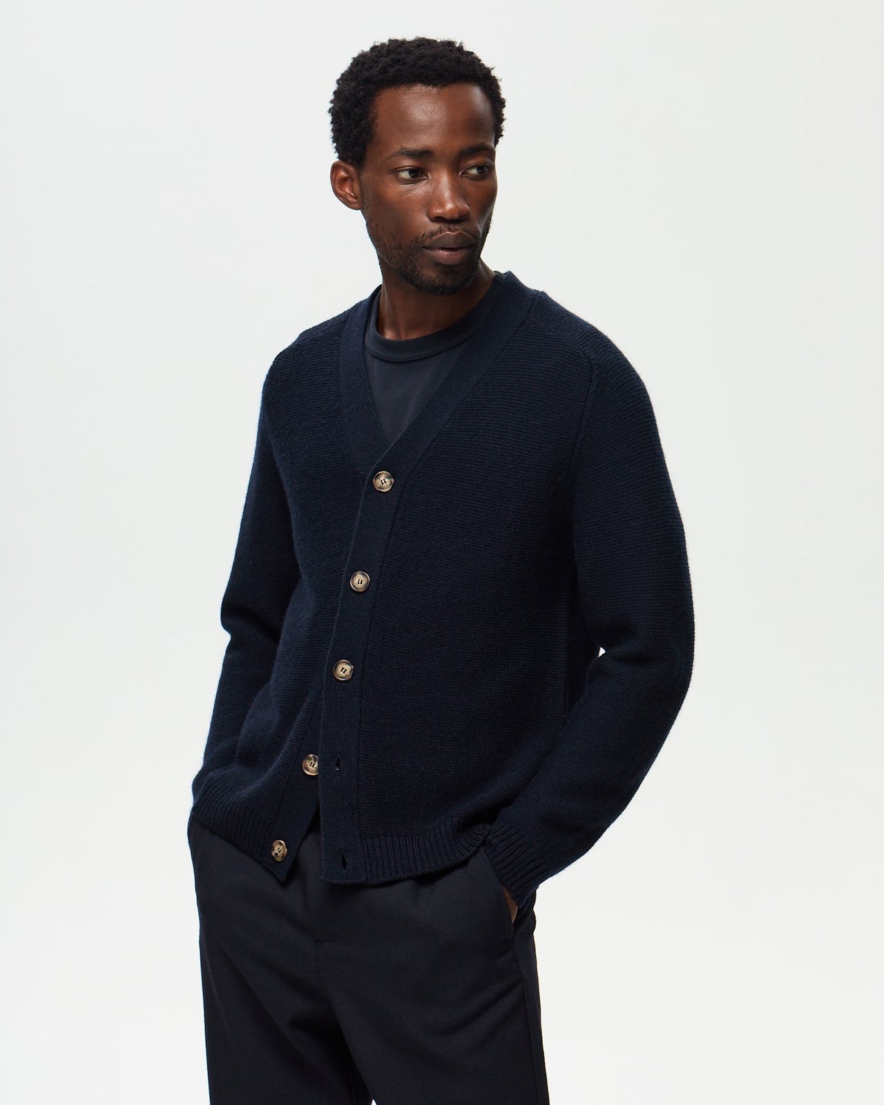 LUCA Cardigan - Navy/Ink