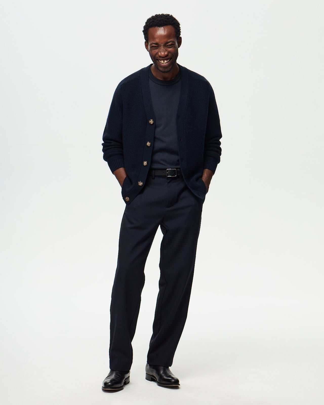 LUCA Cardigan - Navy/Ink