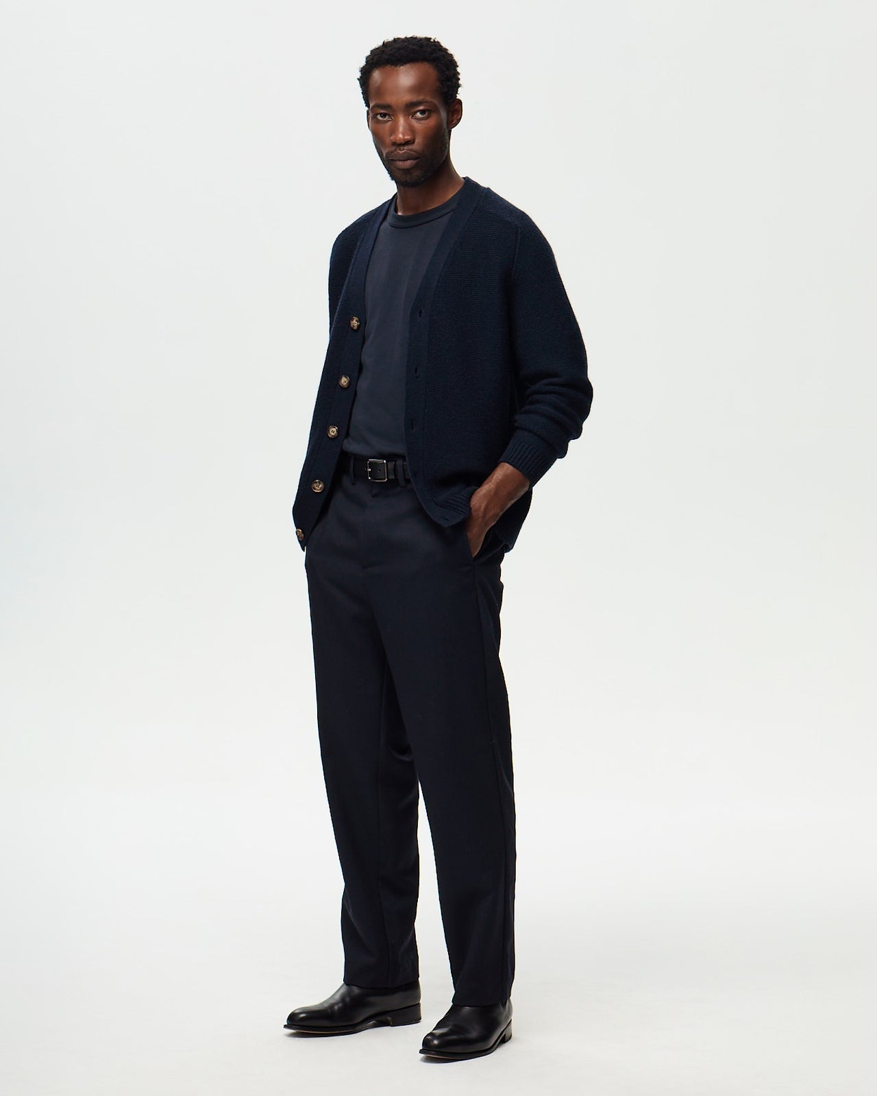 LUCA Cardigan - Navy/Ink