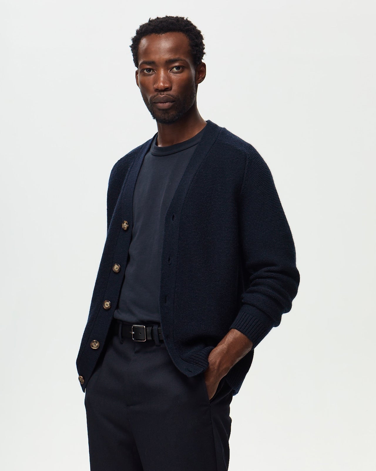 LUCA Cardigan - Navy/Ink