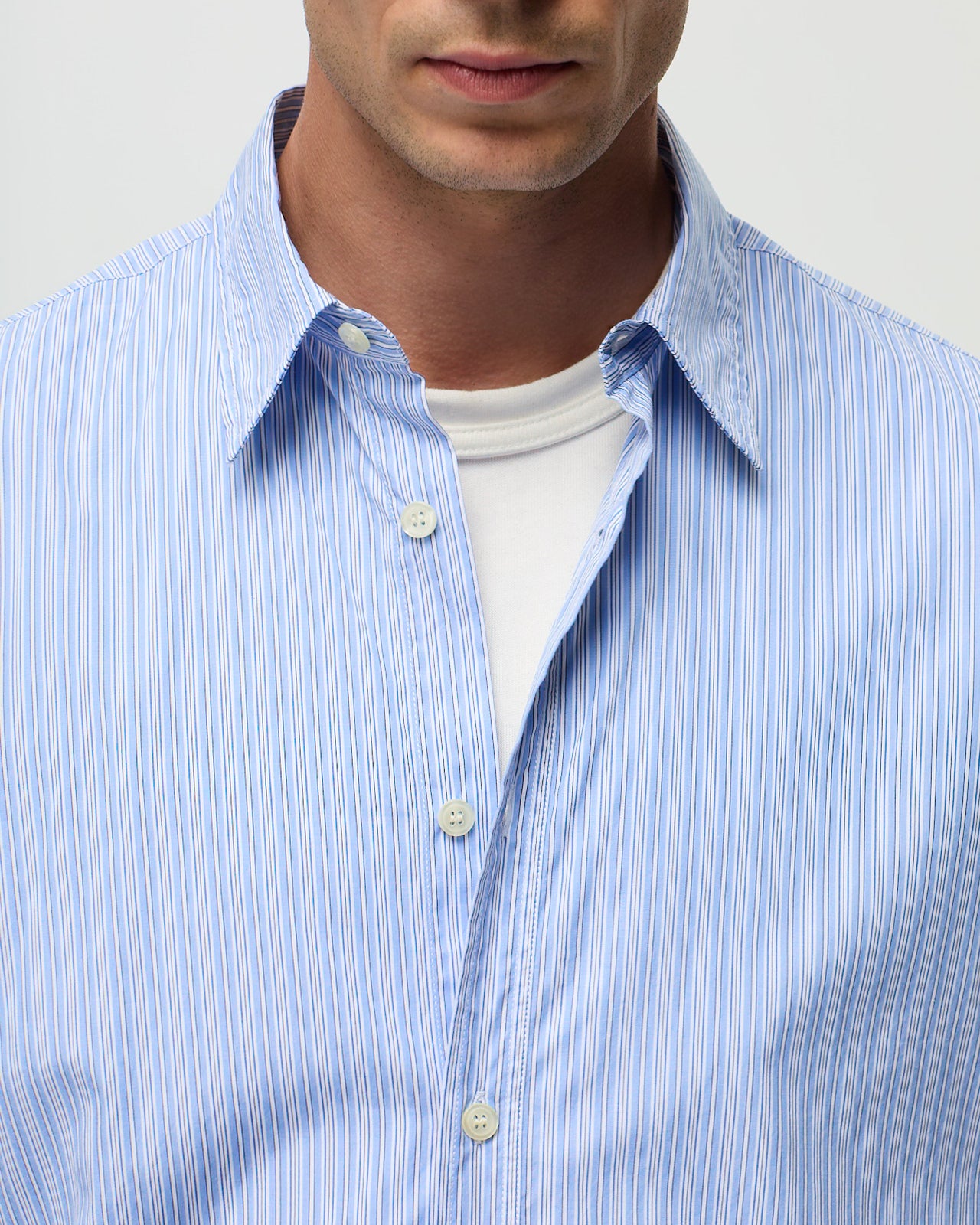 ALLAN Shirt – Azure Blue