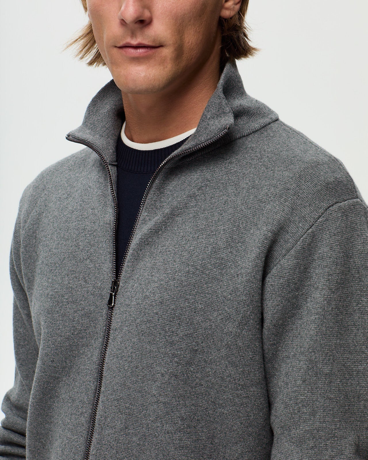 NAPOLI Cardigan - Heather Grey