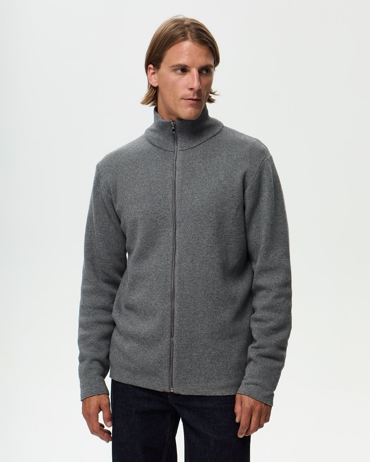 NAPOLI Cardigan - Heather Grey