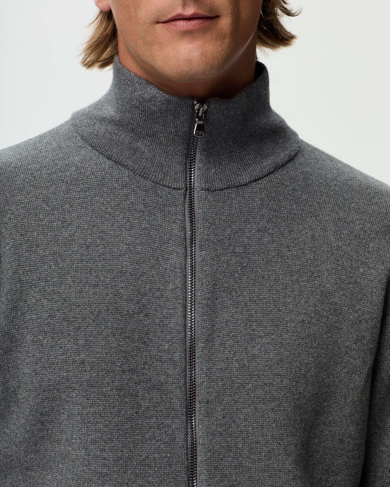 NAPOLI Cardigan - Heather Grey