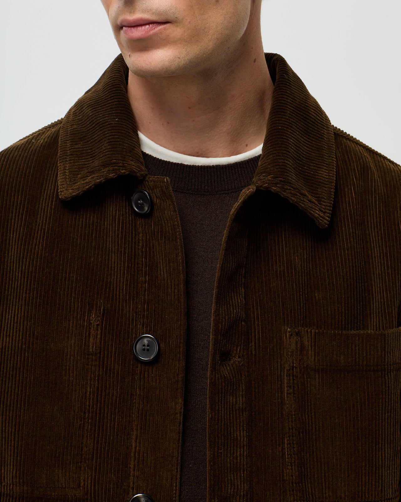 ESTEVE Painter's Jacket – Bronze Brown