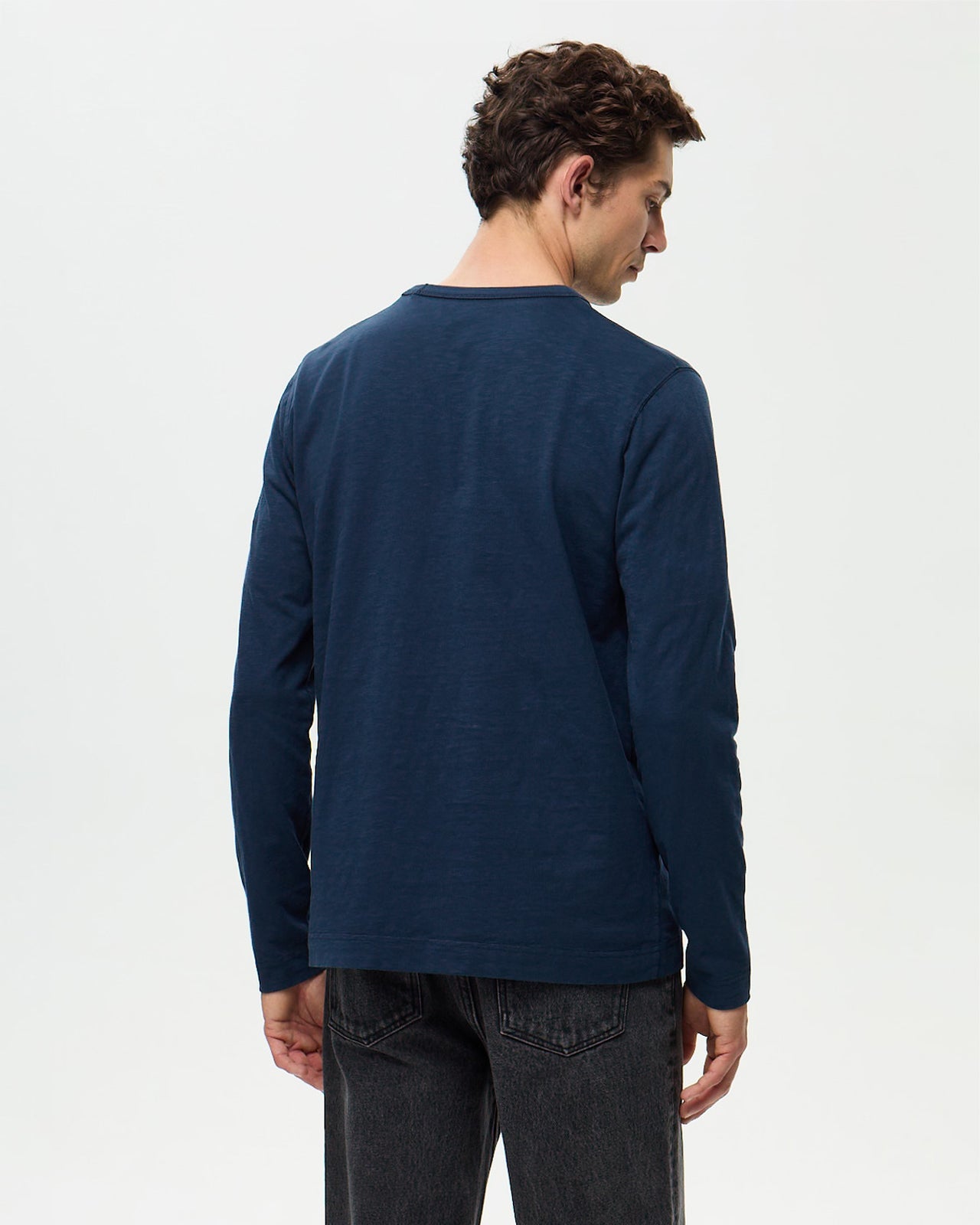 GARRET Slub T-shirt - Indigo Blue