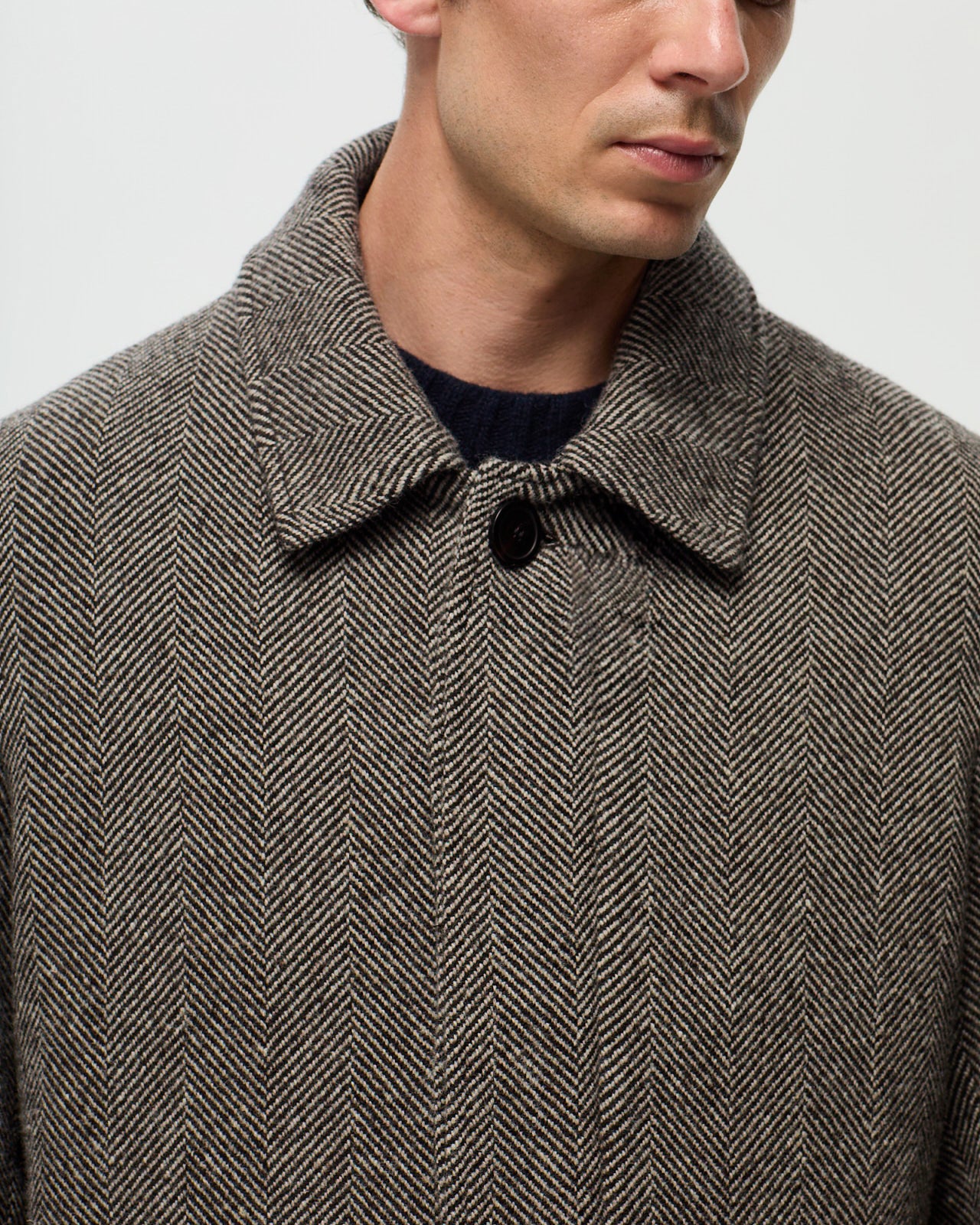 OSCAR Coat - Anthracite/Ecru