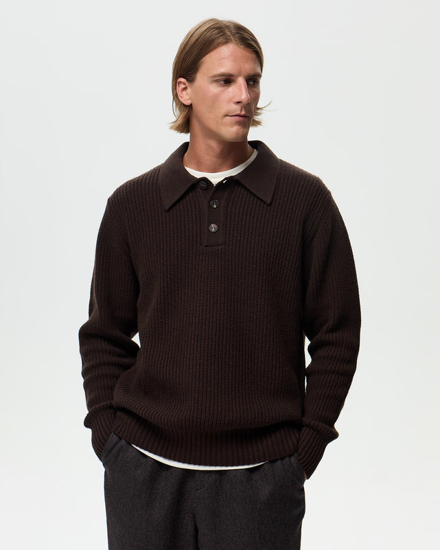 SIMONE Polo - Truffle Brown
