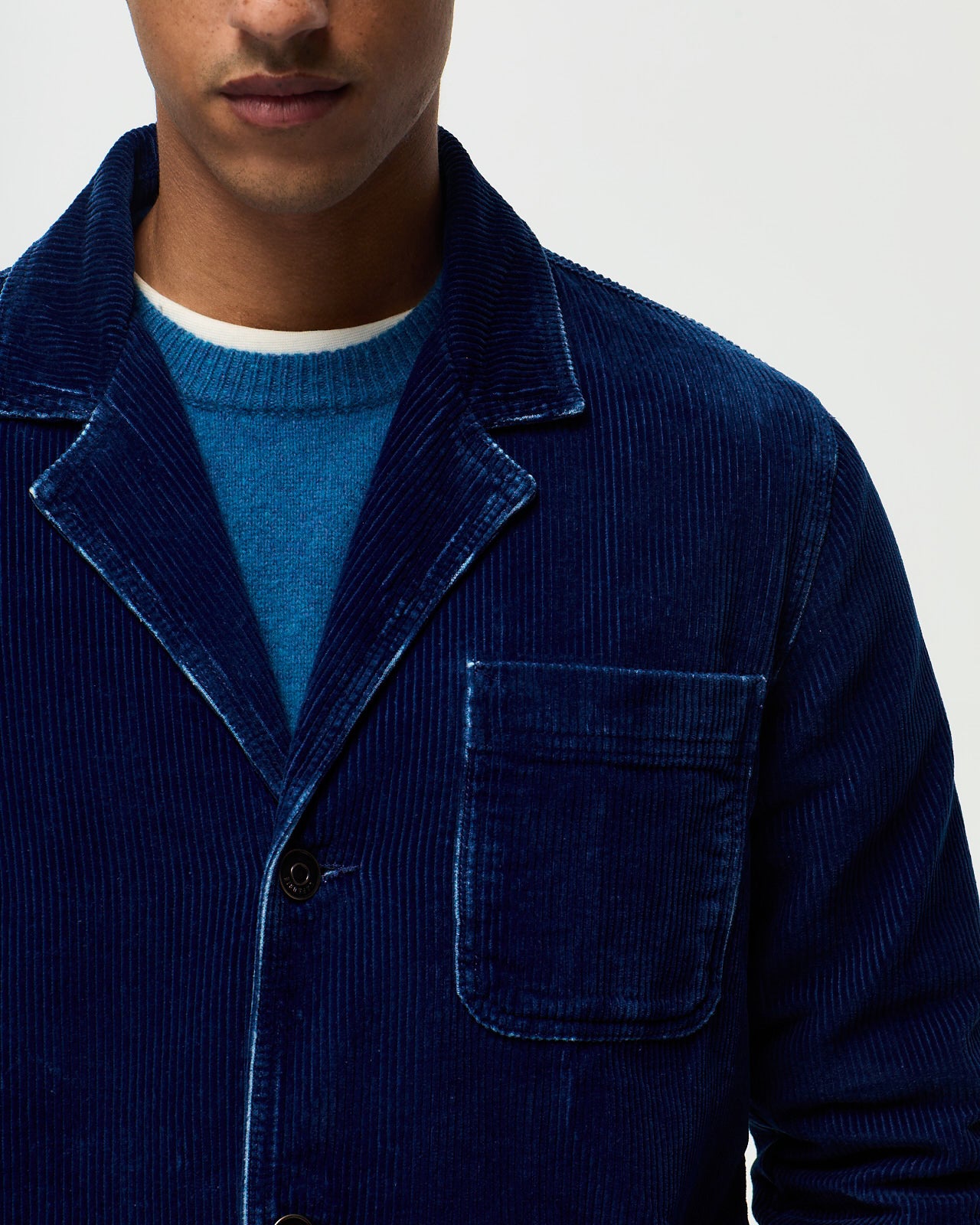GEHRY Architect Corduroy Jacket – Medium Indigo