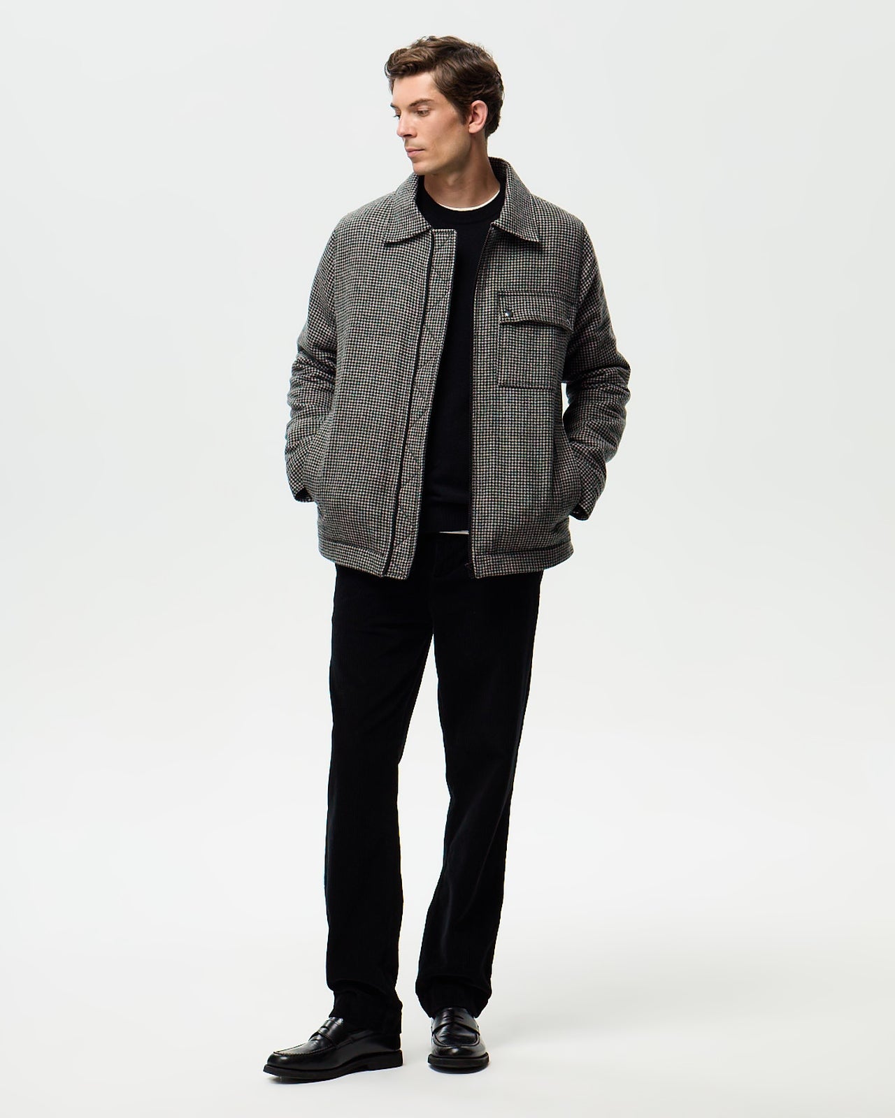 THEO Jacket - Black/Ecru
