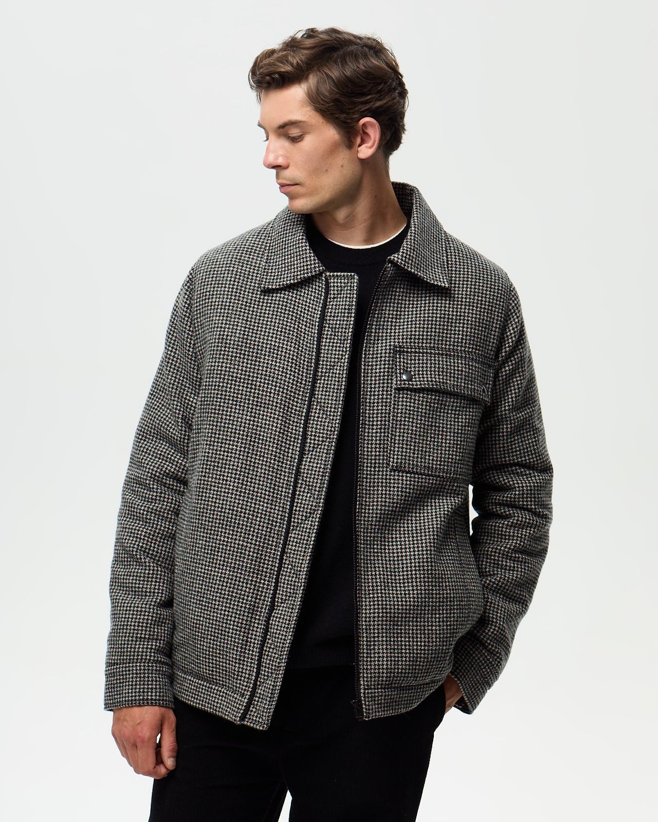 THEO Jacket - Black/Ecru