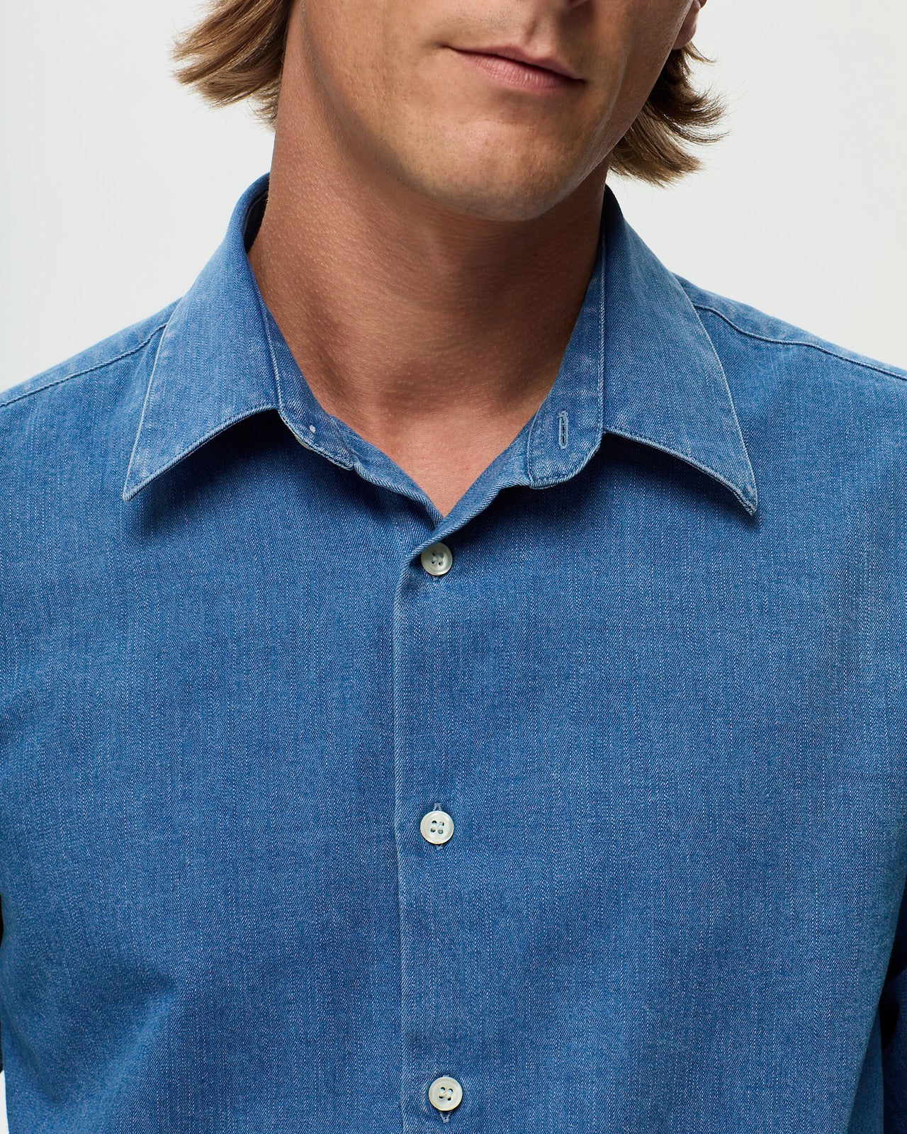 MONTAIGNE Shirt – Stonewashed Denim
