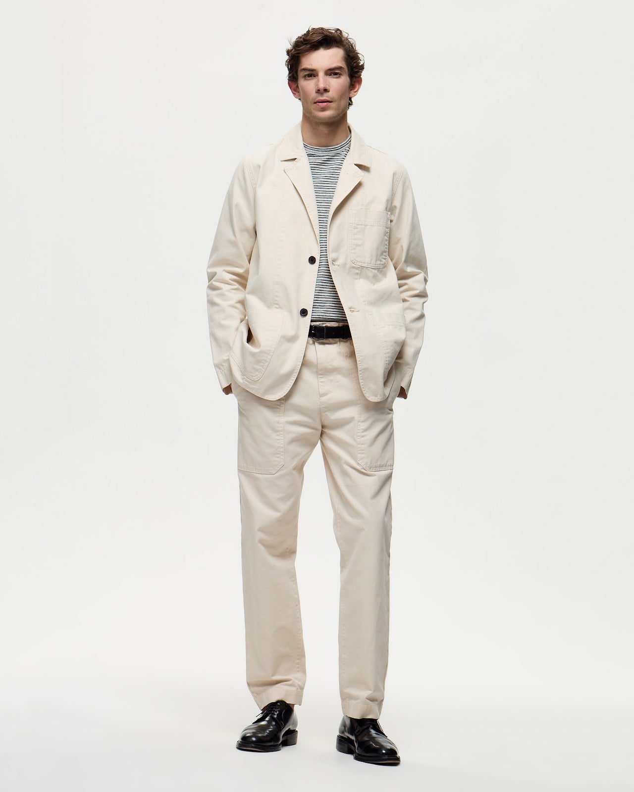 HAUSSMANN Architect's Jacket - Ivory White