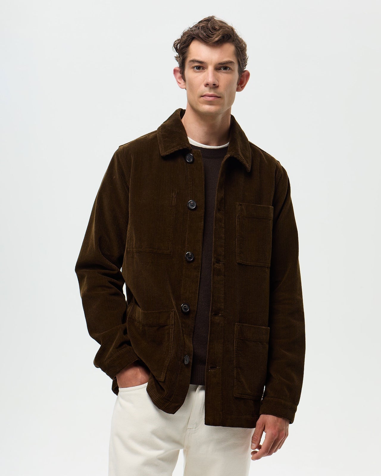 ESTEVE Painter's Jacket – Bronze Brown