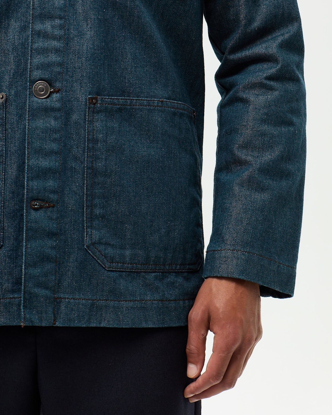 FOUJITA Painter's Jacket – Denim Green