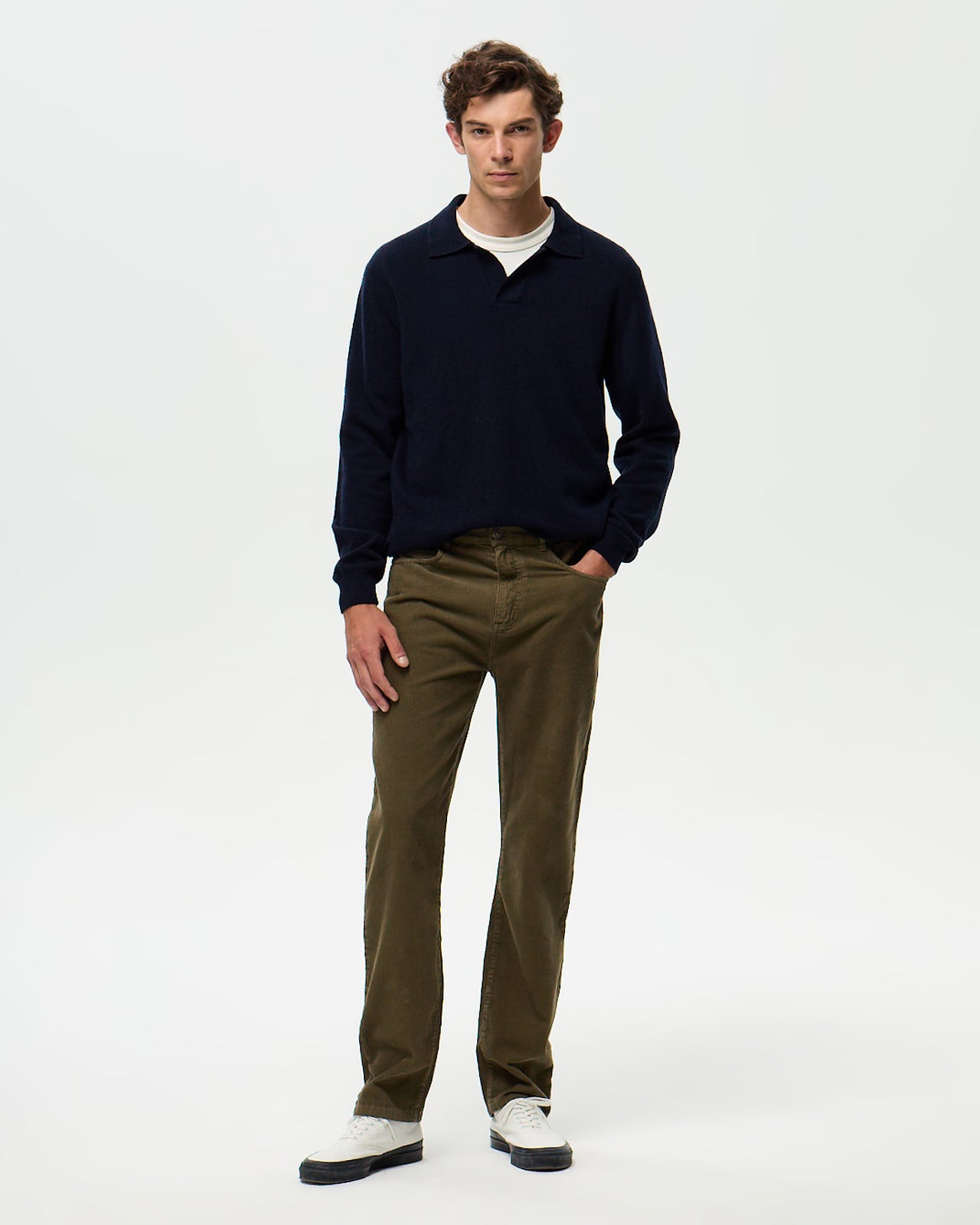 DEAN Corduroy Pants – Moss Green