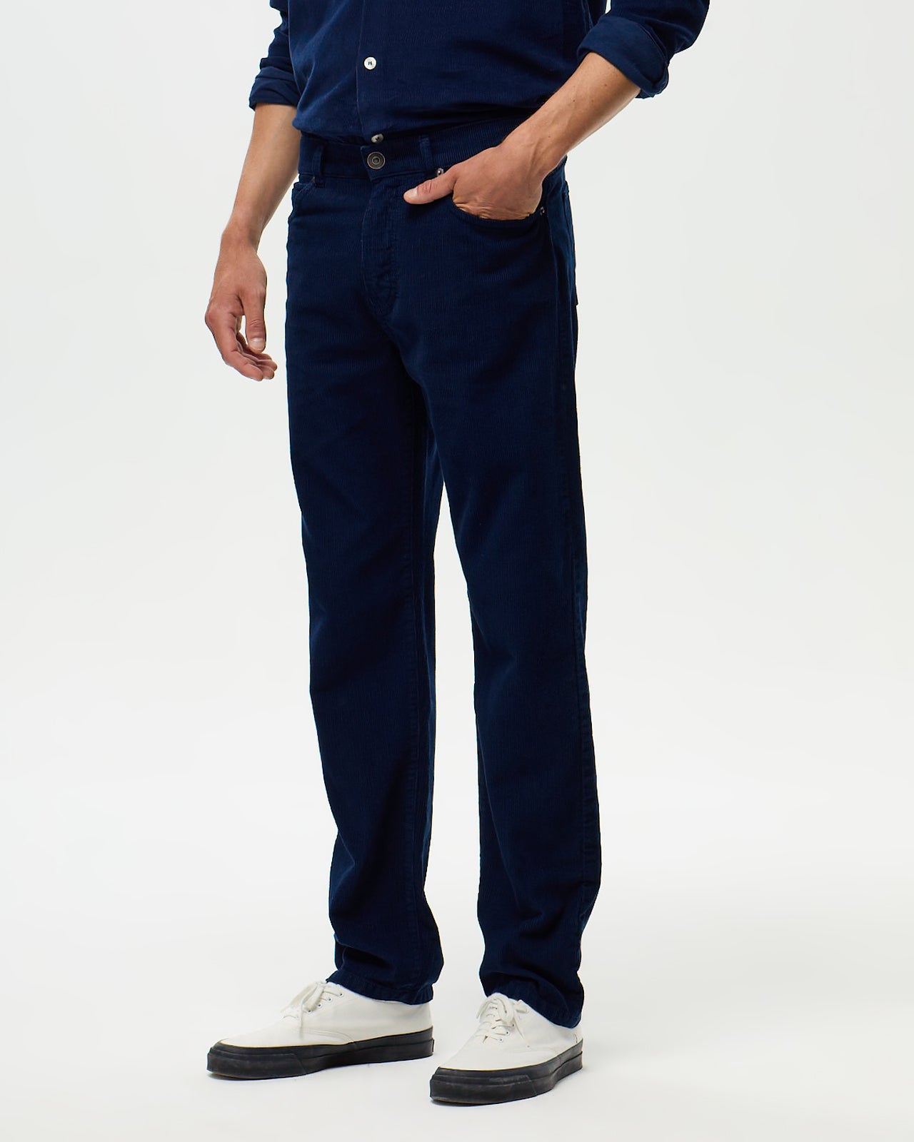 DEAN Corduroy Pants – Marine Blue