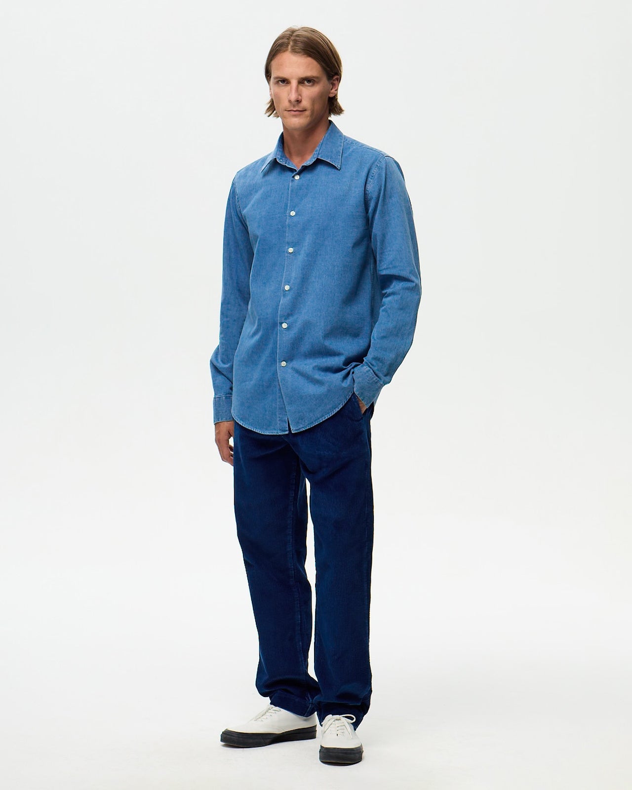 MONTAIGNE Shirt – Stonewashed Denim