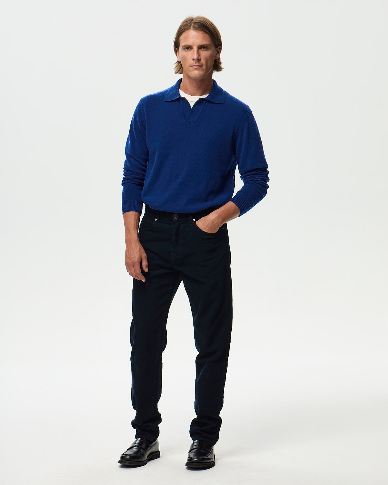 DEAN Corduroy Pants – Navy