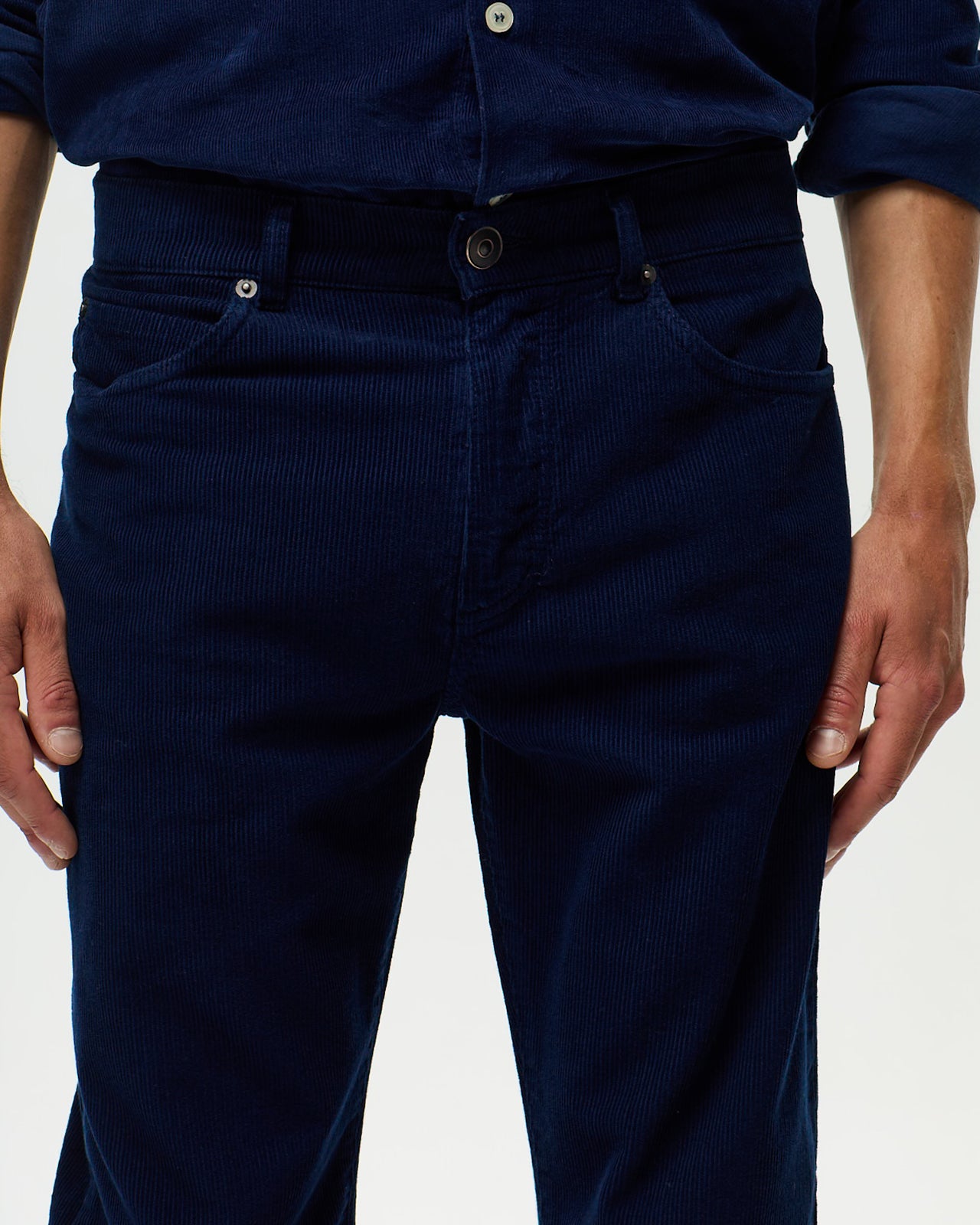 DEAN Corduroy Pants – Marine Blue