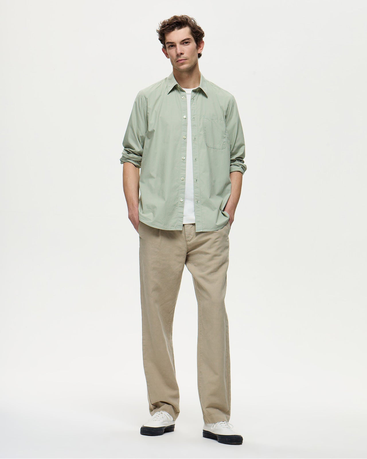 HEPBURN Shirt - Lichen Green