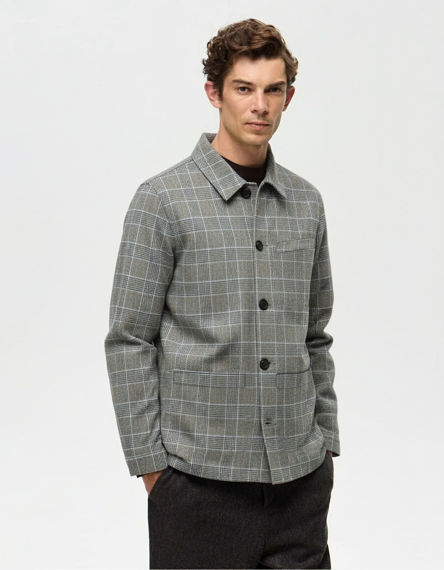 BARON Blazer Jacket – Granite/Klein