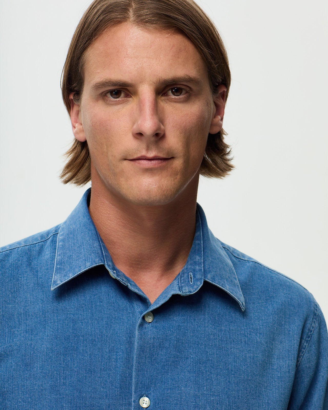 MONTAIGNE Shirt – Stonewashed Denim