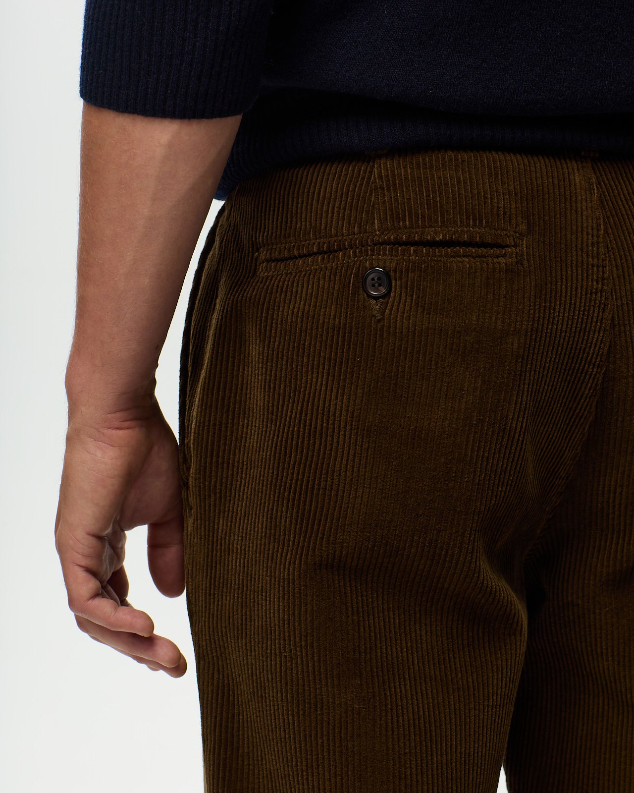 EMERSON Corduroy Chino – Bronze Brown