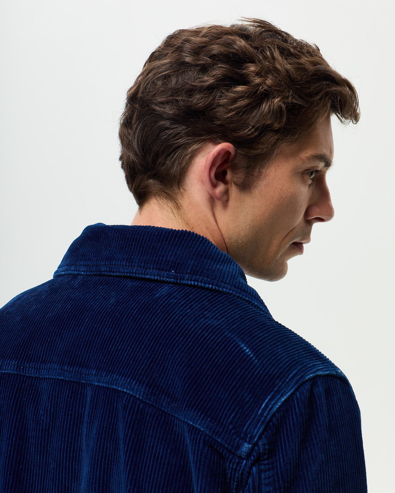 RIVOLI CORDUROY Jacket - Medium Indigo