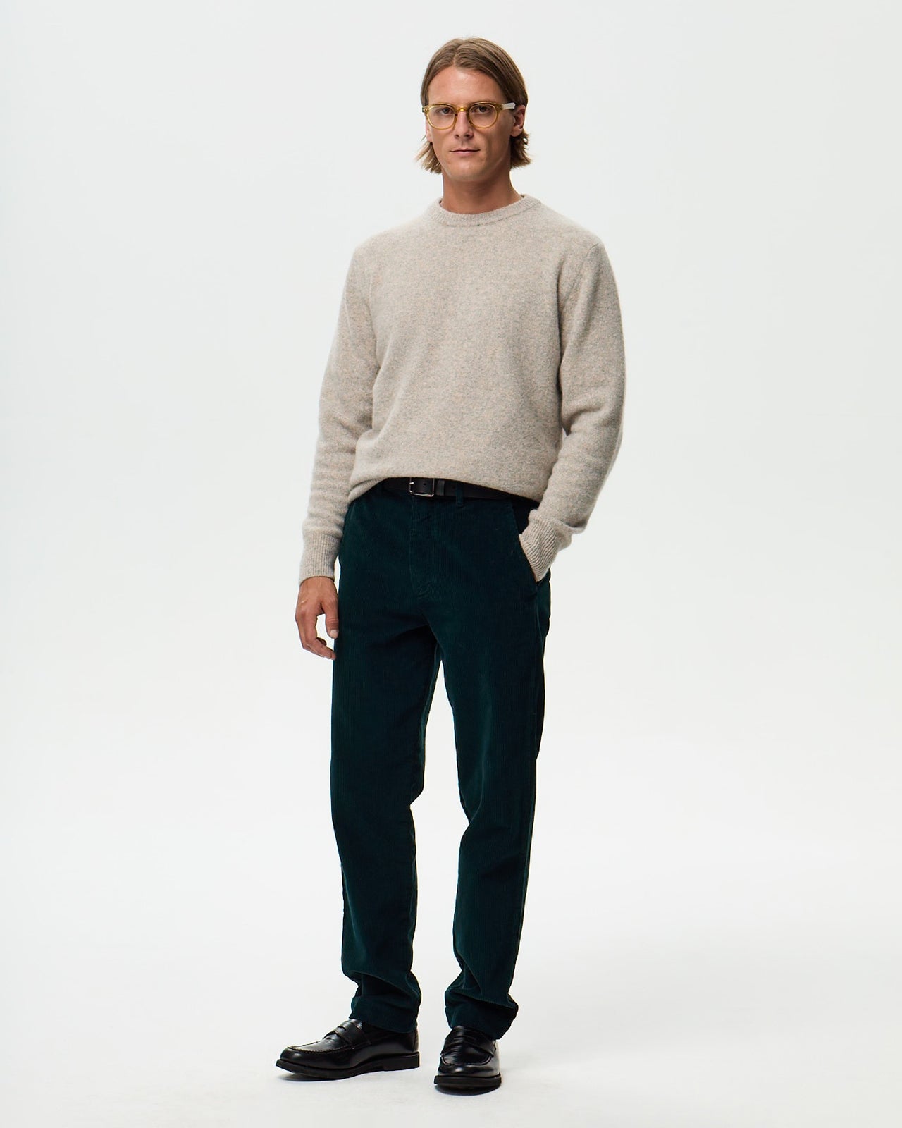 EMERSON Corduroy Chino – Cedar Green