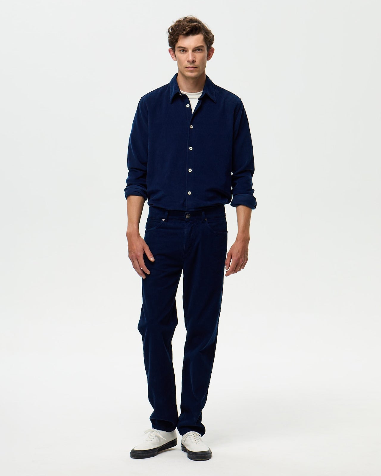 DEAN Corduroy Pants – Marine Blue