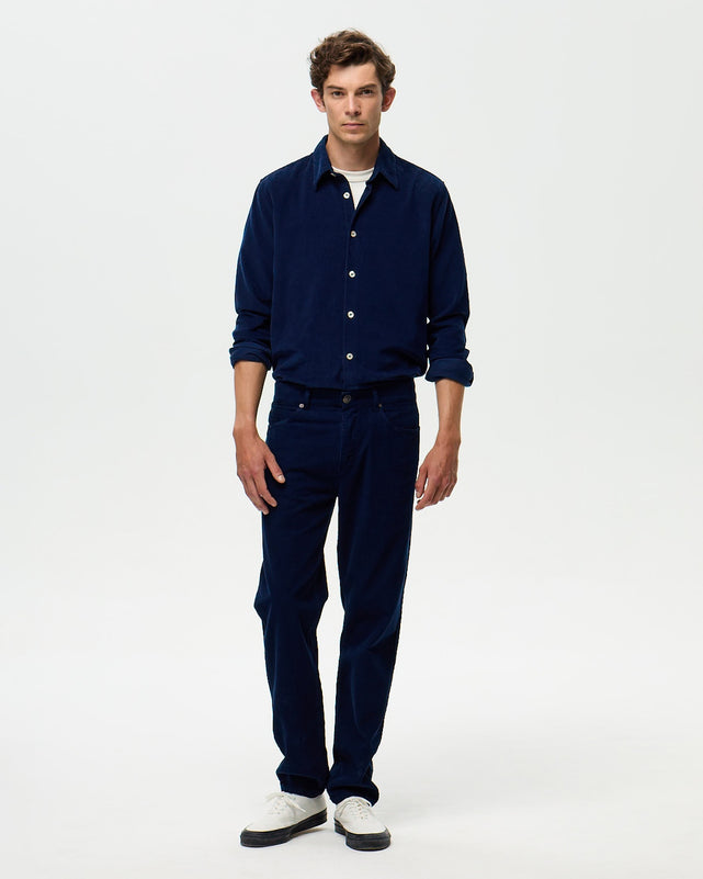 DEAN Corduroy Pants – Marine Blue