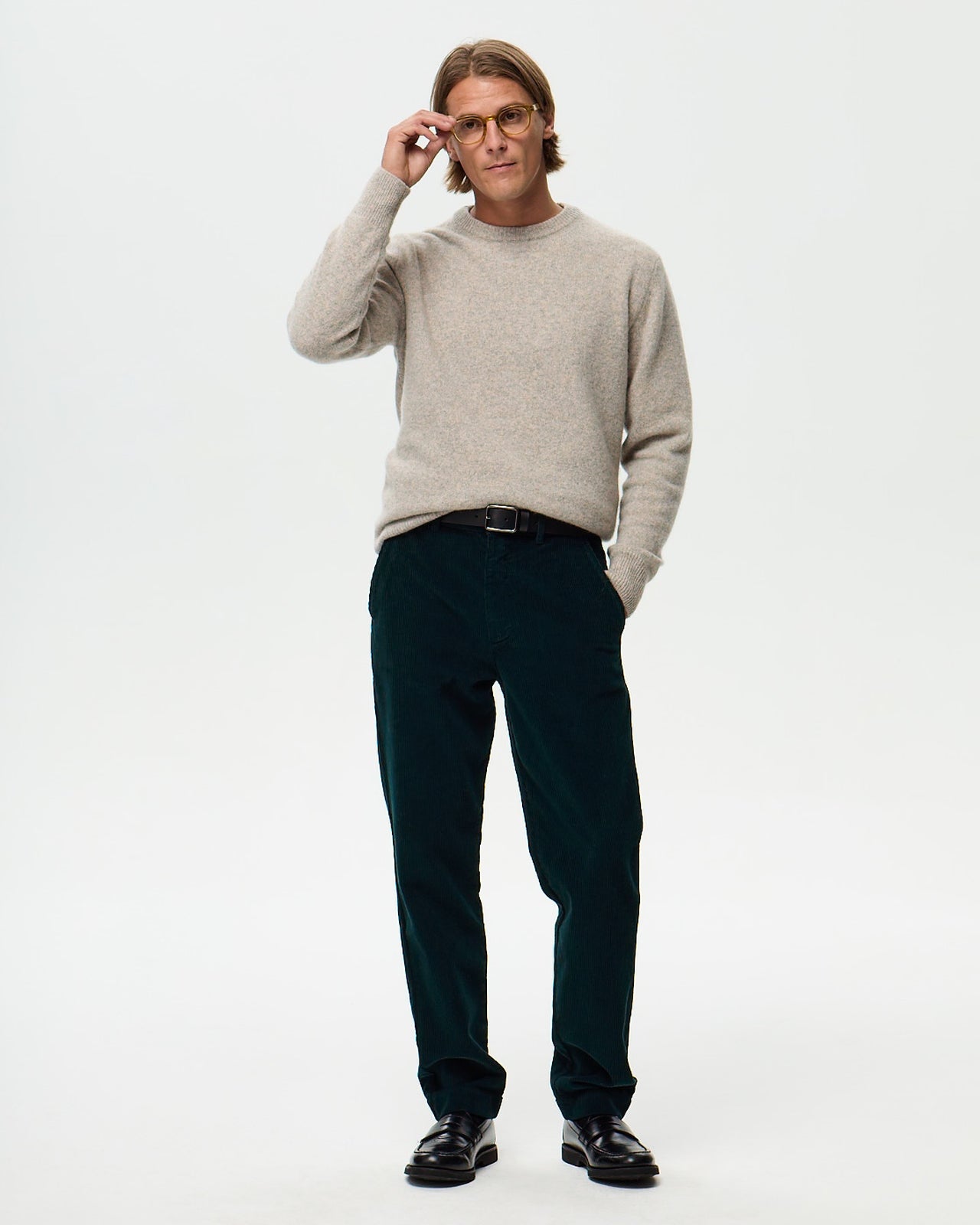 EMERSON Corduroy Chino – Cedar Green